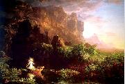 Thomas Cole Voyage of Life Childhood painting